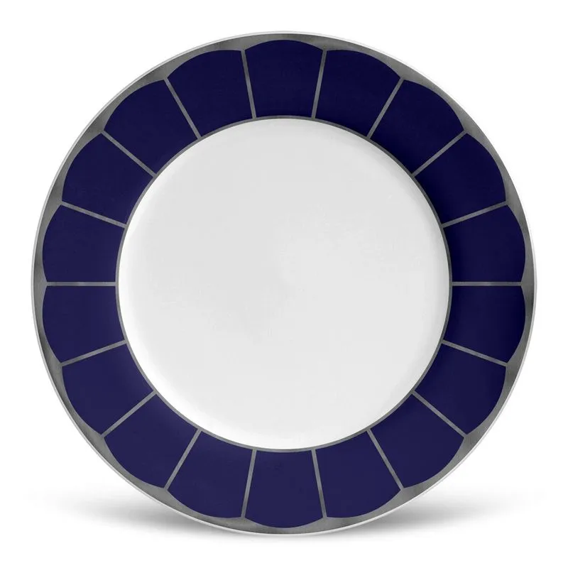 Prato Sobremesa Flat Cobalt Cerâmica 6 Peças Porto Brasil