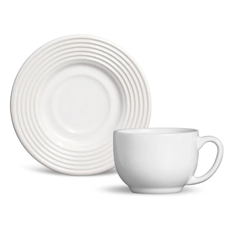 Conjunto Xícaras de Chá Porto Brasil - Argos para 6 Pessoas (12Pçs)