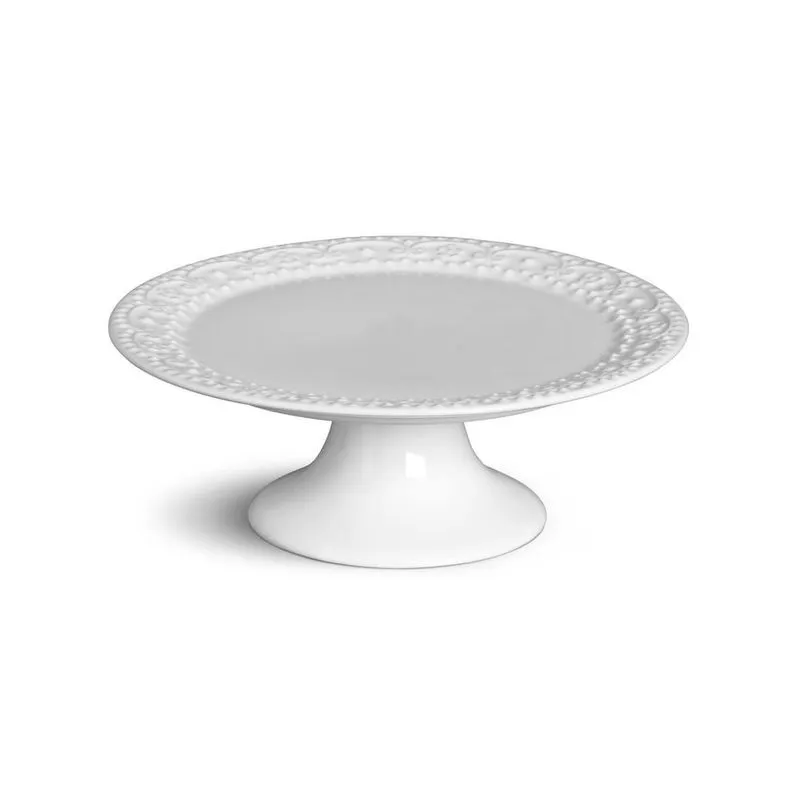 Prato De Bolo Esparta Médio Branco