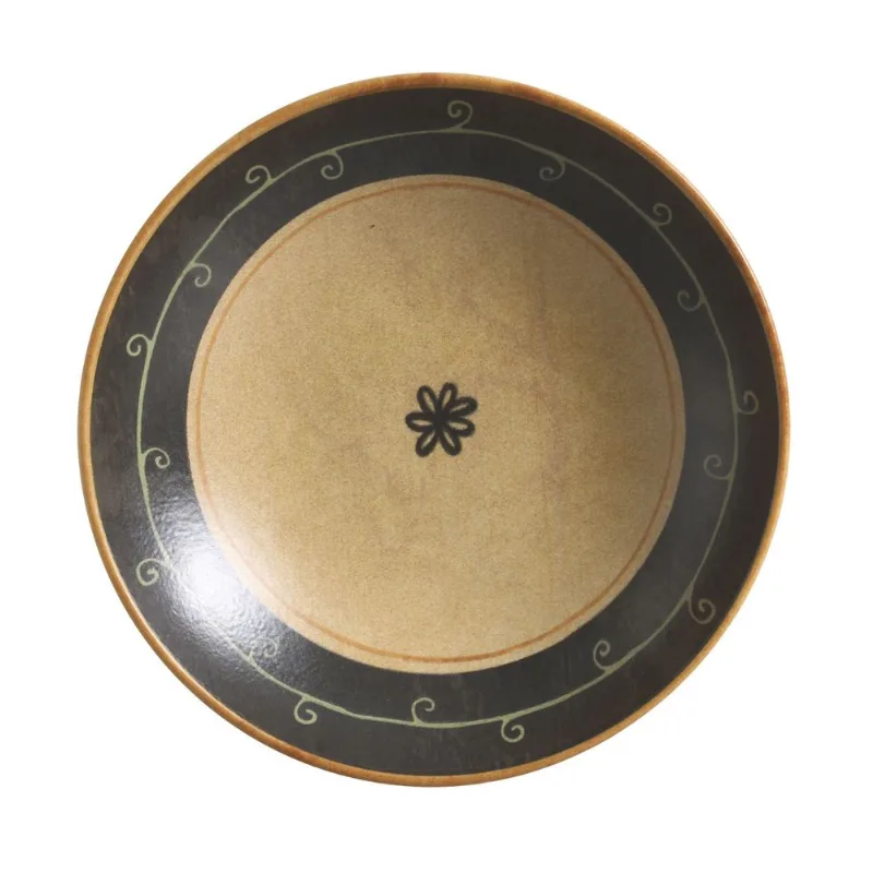 Conjunto com 6 Pratos Fundo Coup Oliva Ø21cm