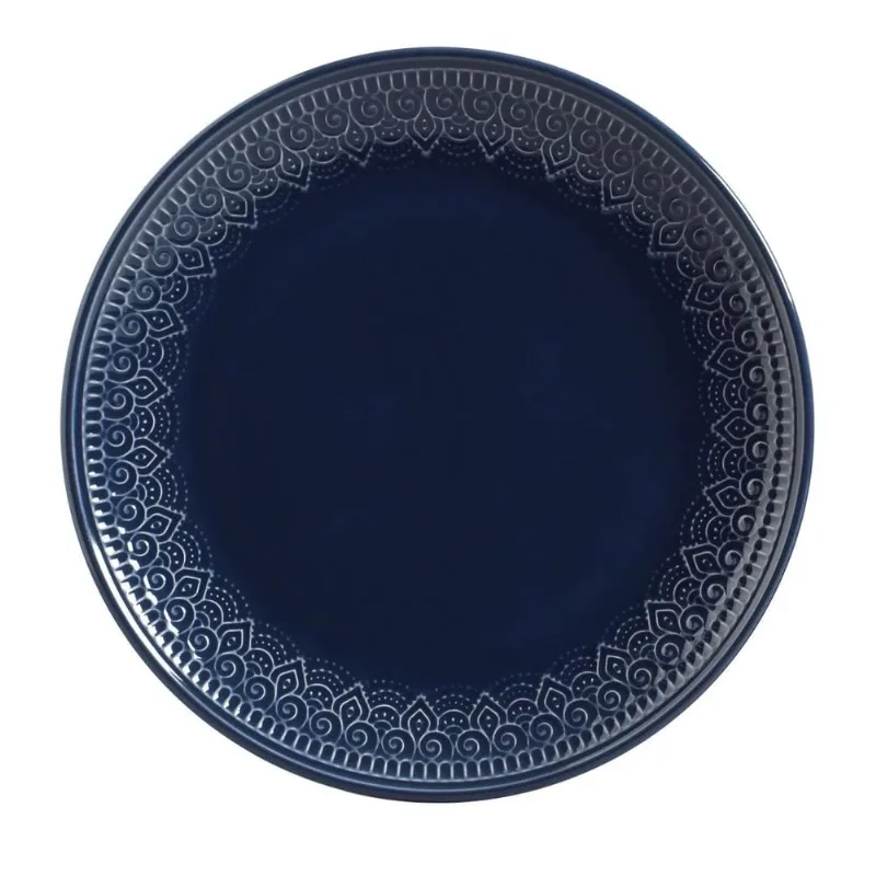 Prato Raso Agra Deep Blue 27,5cm - Porto Brasil
