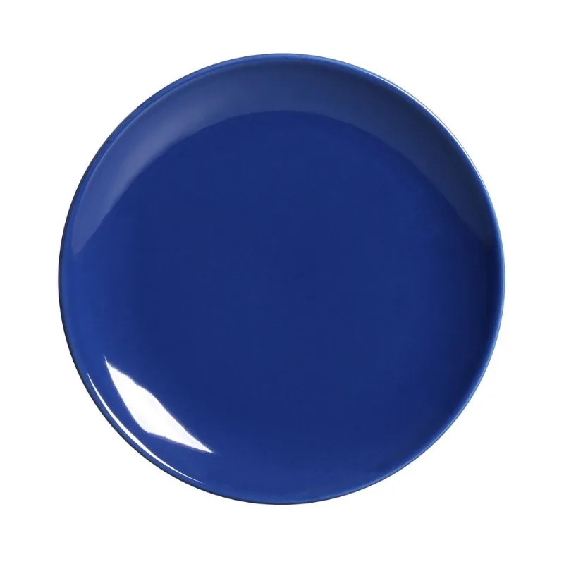 CONJUNTO C/ 6 PRATOS DE SOBREMESA COUP AZUL NAVY Ø 20,5cm