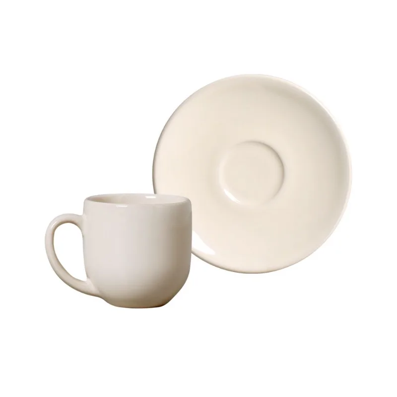 Conjunto com 6 Xícaras de Café com Pires Coup Cru 112ml
