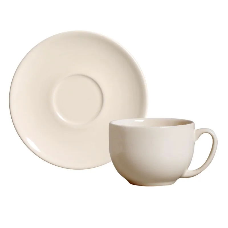 Conjunto com 6 Xícaras de Chá com 6 Pires Coup Cru 260ml