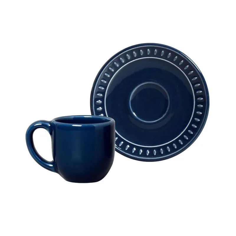 Xícara De Café Com Pires Coup Sevilha Deep Blue - Porto Bras