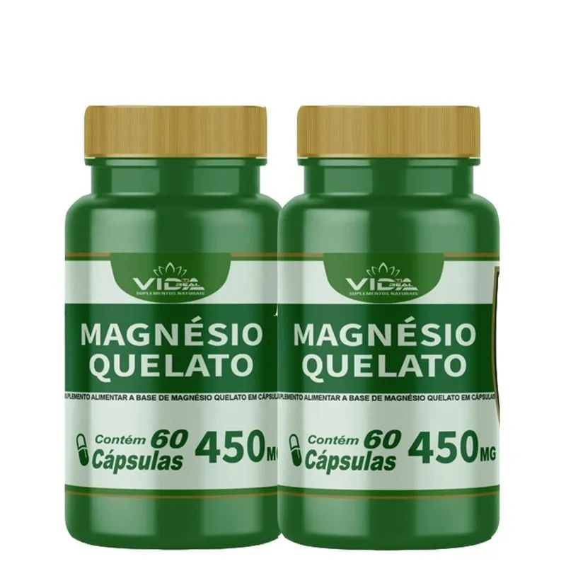 Mágnésio quelato - 120 Cápsulas