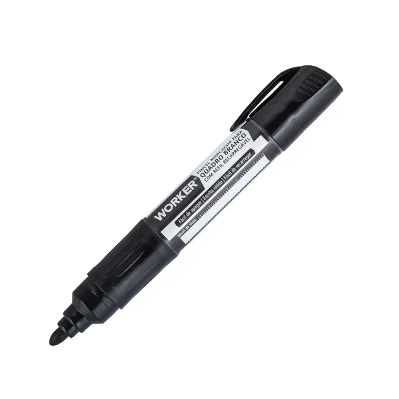 Marcador com Refil Recarregável Worker Marcador Para Quadro Branco com Refil Recarregável Worker