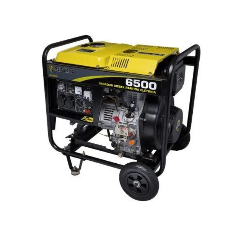 Gerador a Diesel Monofásico 6500 Partida Elétrica MATSUYAMA GERADOR DIESEL MONO 5,5KVA PE MATSUYAMA BIVOLT