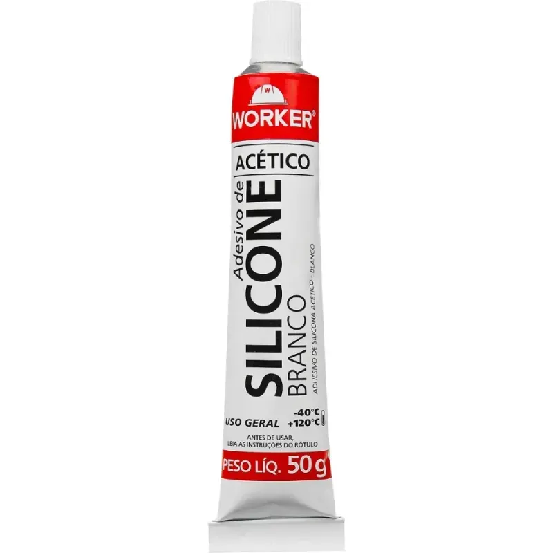 Silicone Acético Branco 50g Worker