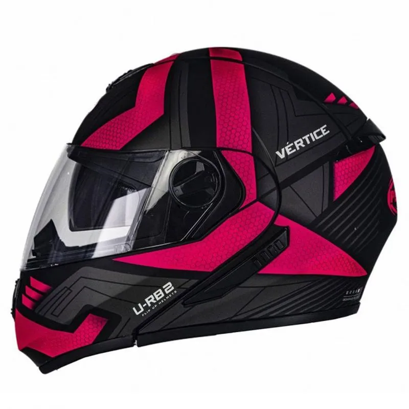 Capacete Peels Urban 2 Vertice Preto Fosco Rosa 58