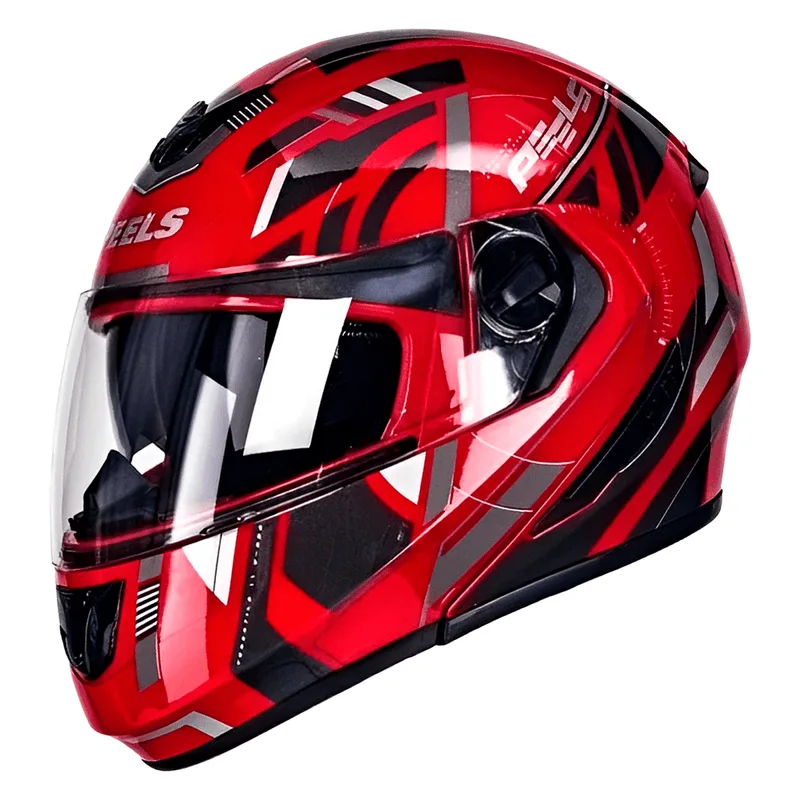 Capacete Peels Urban 2 Dynamic Vermelho Grafite 58
