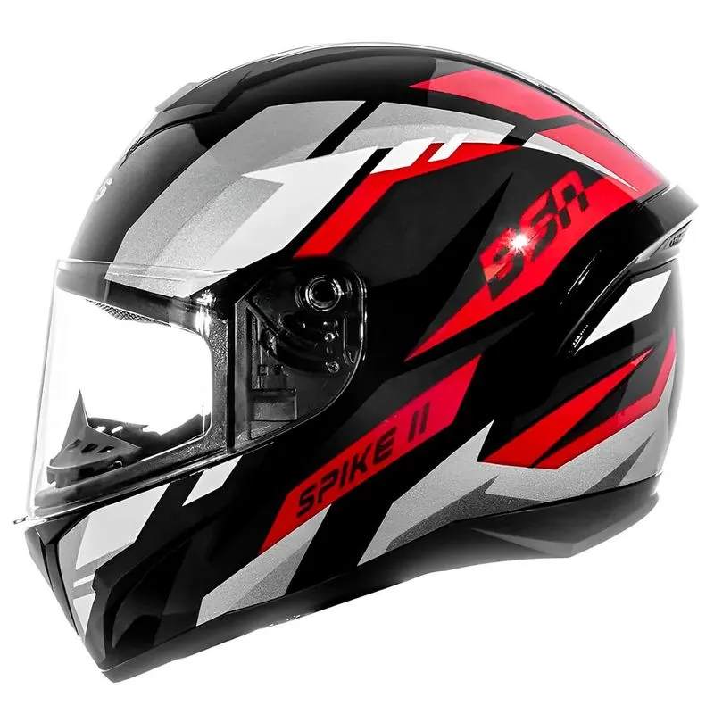 Capacete Peels Spike 2 BSN Preto Vermelho 60