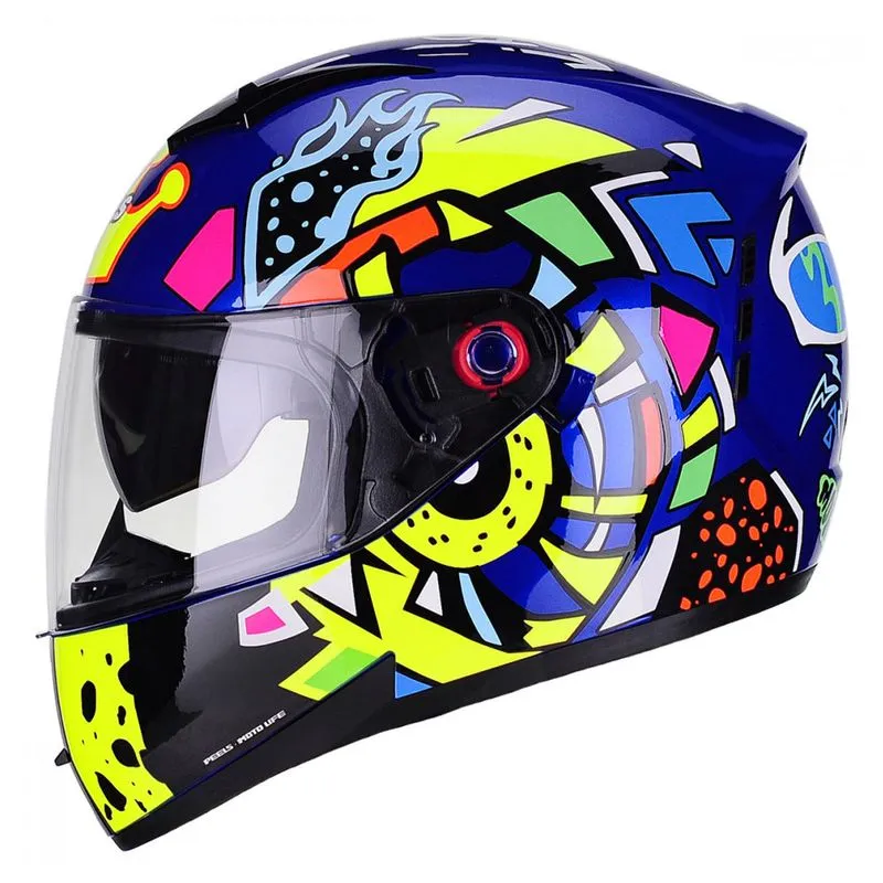Capacete Peels Icon King Azul Metalizado Colorido 60