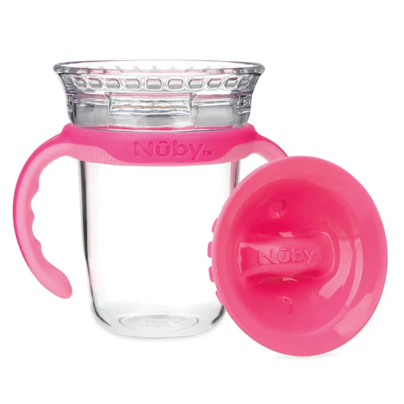 Copo Inteligente Tritan Nuby 240ml Rosa
