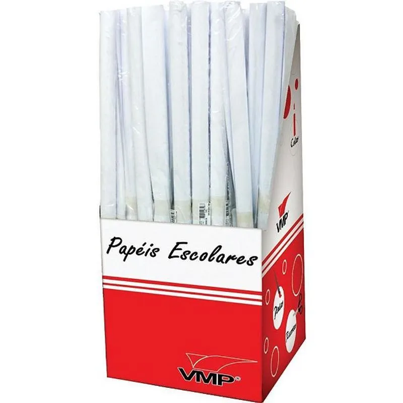 Cartolina Escolar 50x66cm 1 Folha VMP Branco 150g