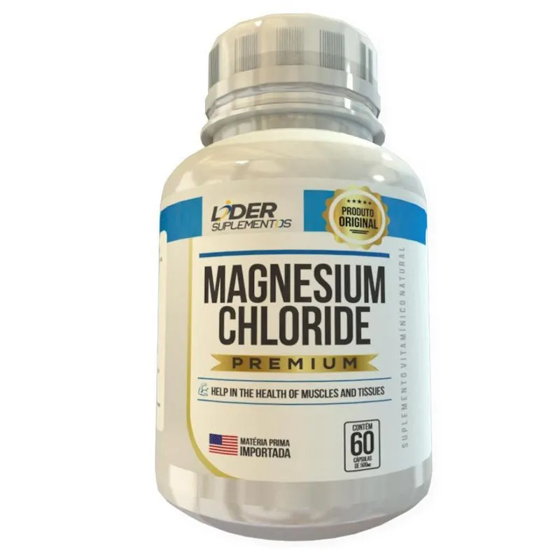 Cloreto De Magnésio p. A Caps 500Mg 60 Cápsulas