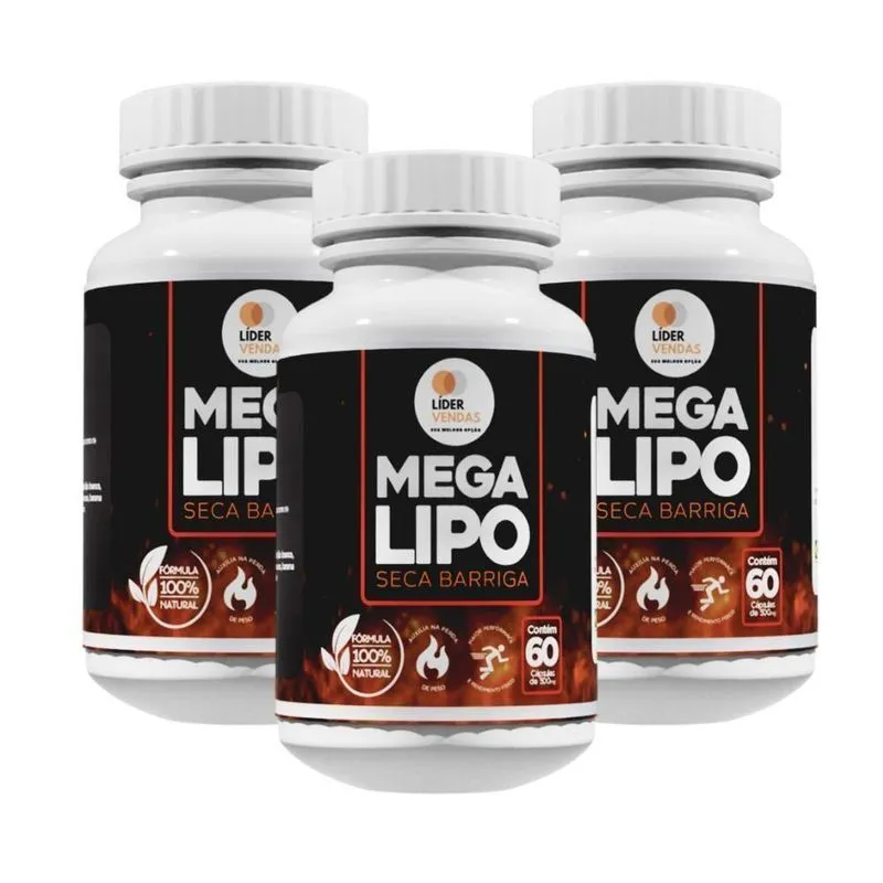 Kit Com 3 Mega Lipo Sb - 60 Cáps