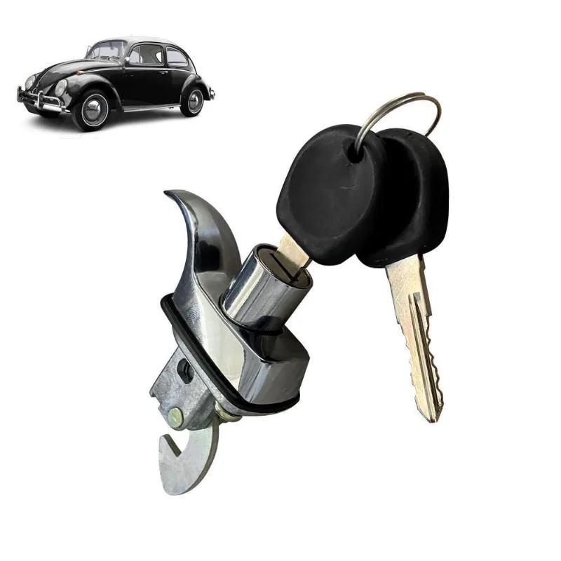 Maçaneta Cromada c/ Chave p/ Fusca e Kombi vw