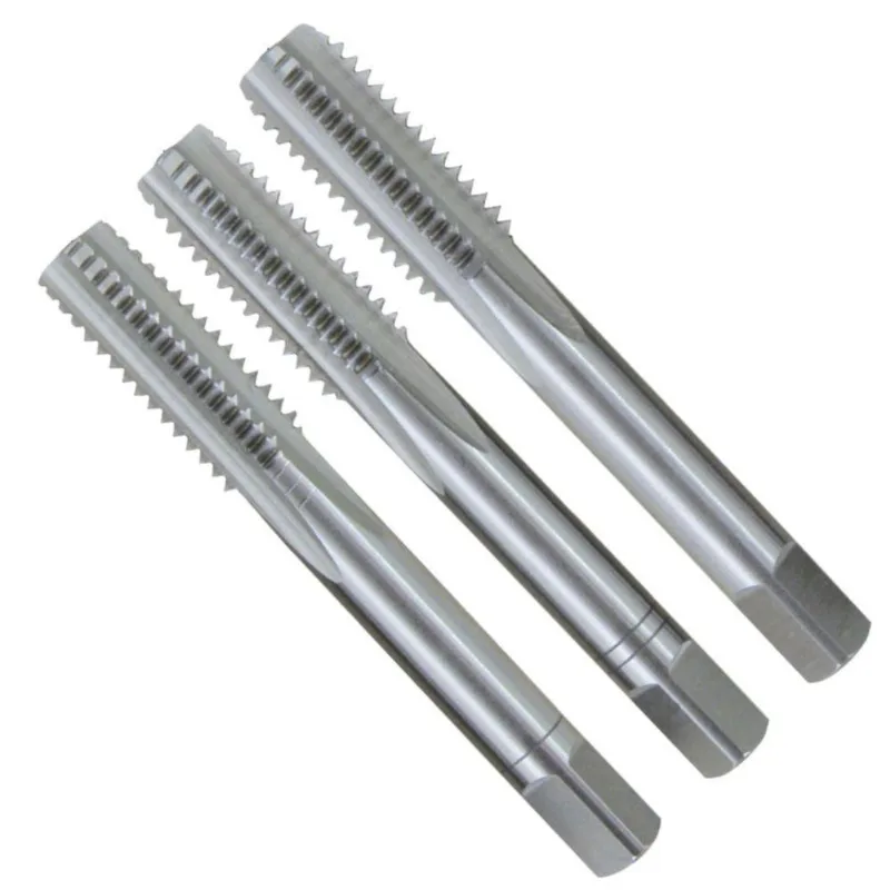 Jogo De Macho Manual Hss - 3/8 X 16mm - Bsw 3 Peças Din 351 - Ht