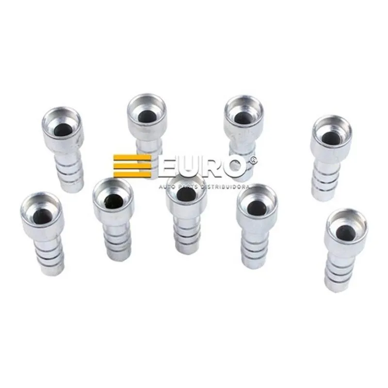 Conexão Salva Vida 08mm Aluminio Encaixe Interno - 10 Pçs
