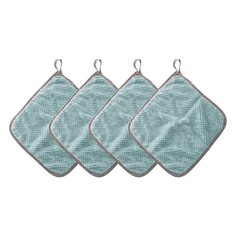 4 Peças De Pano De Limpeza Absorvente De Secagem Rápida Para Móveis