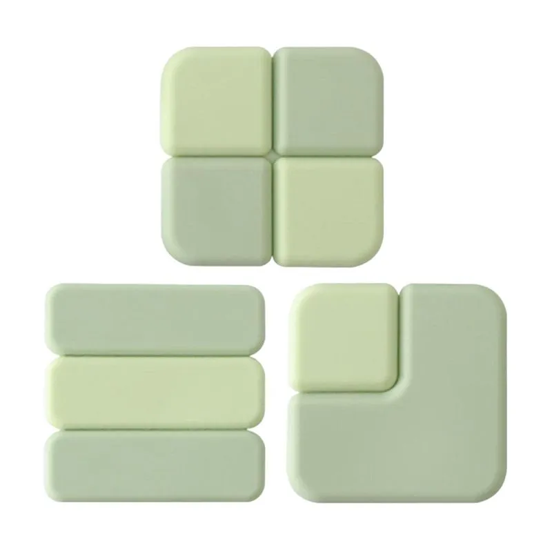 3pcs Protetores De Parede Rolha De Porta Durável Simples Para Cadeira
