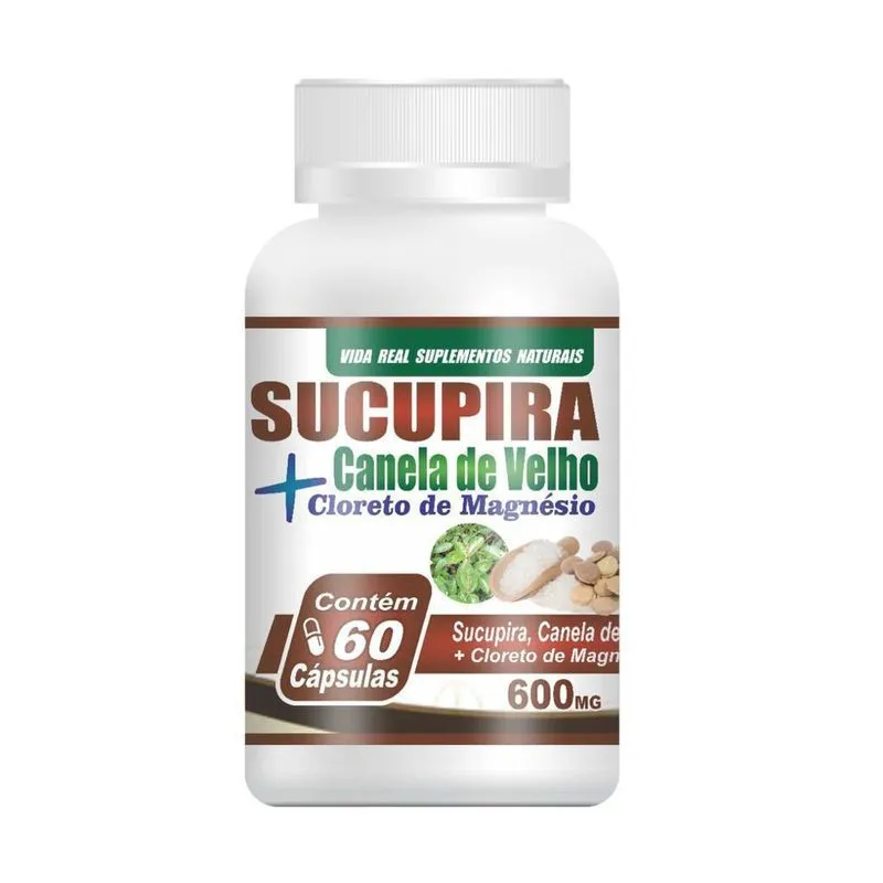 Sucupira + canela de velho 60 caps