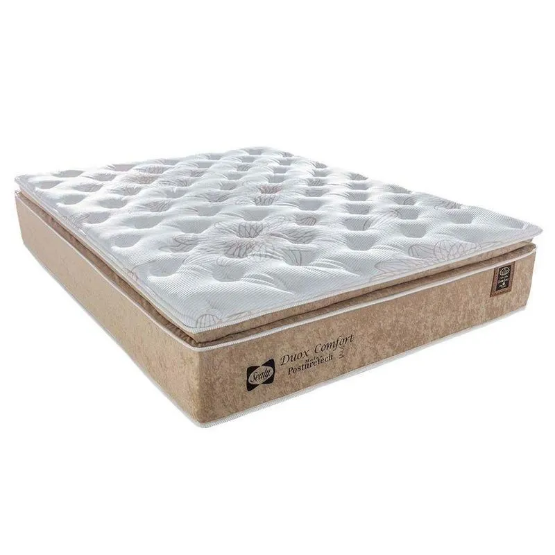 Colchão Casal Molas Lfk Doux Confort Pillow Top (138x188x36) Sealy