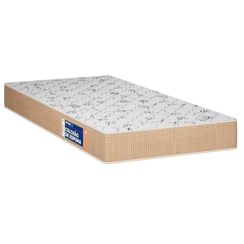 Colchão Solteiro Espuma Plumatex D23 Top Line Dupla Face 88x188x14