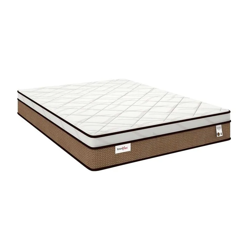 Colchão Queen Molas Ensacadas Smart Flex Euro Pillow (158x198x30) - Plumatex