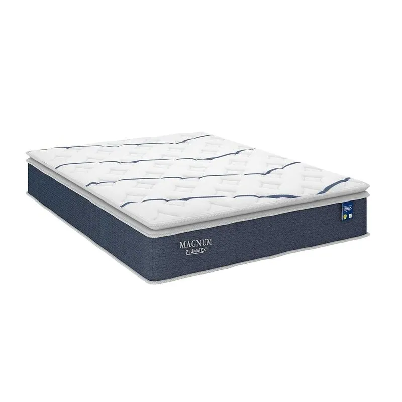 Colchão King Molas MasterPocket Ensacadas Magnum Pillow Top (193x203x28) - Plumatex