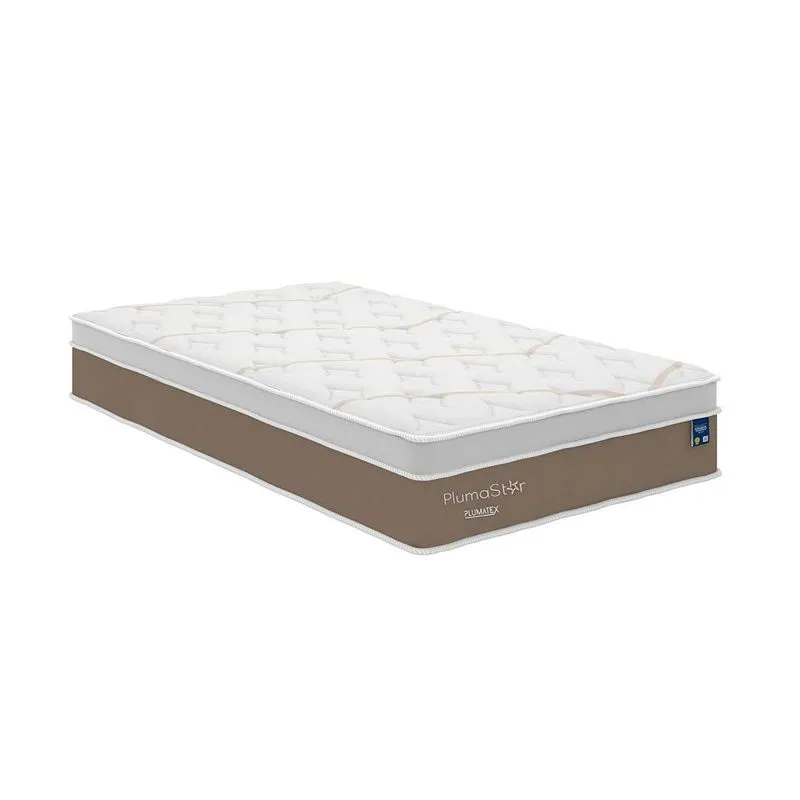 Colchão Solteiro Molas MasterPocket Ensacadas Plumastar Euro Pillow (88x188x33) - Plumatex