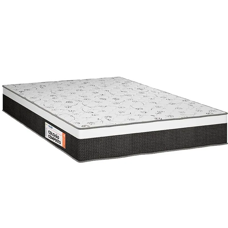 Colchão Casal Ortopédico D28 / ag 65 Falcon Ultra Firme Euro Pillow (138x188x24) - Plumatex