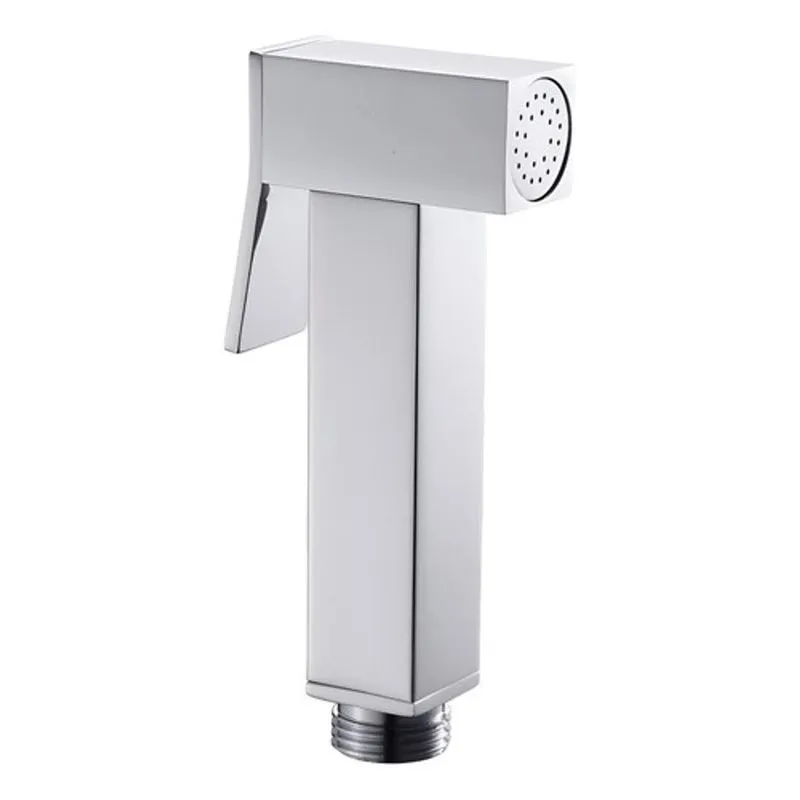 Ducha Manual Quadrada Em Metal Cromada
