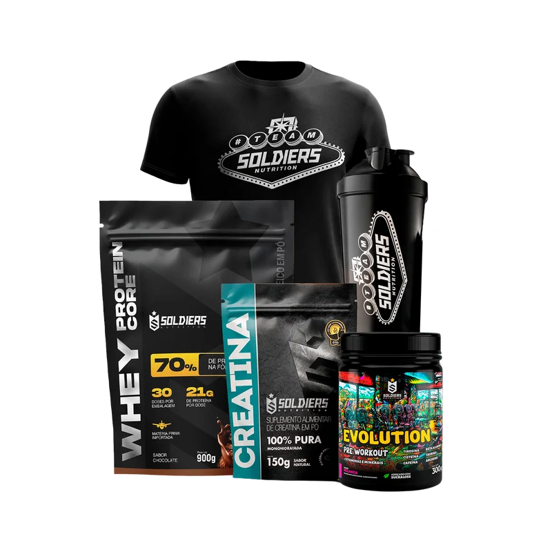Kit Mr Olympia 2026 - Soldiers Nutrition Chocolate / Blueberry / M
