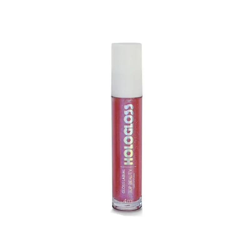 Gloss Líquido Top Beauty Hologloss 12 GLOSS LIQ TOP BEAUTY HOLOGLOSS 12