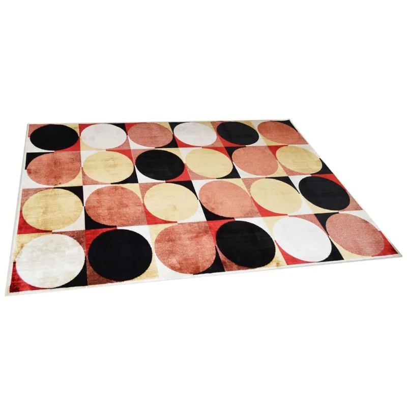 Tapete De Veludo Marbella Eclipse Dama Iv 148X200cm Creme Rayza Tapetes