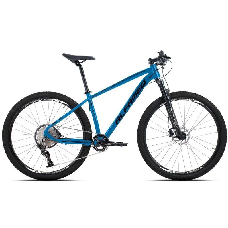 Bicicleta aro 29 aluminio alfameq vx freio hidráulico 12 marchas