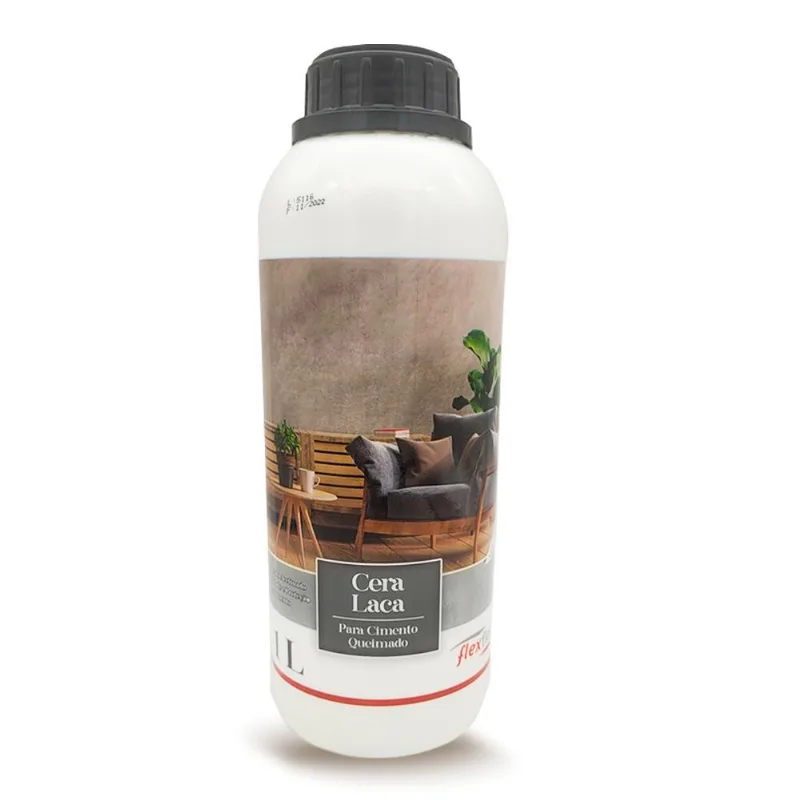 Laca Cera Cimento Queimado - Flexfloor - Fr 1l