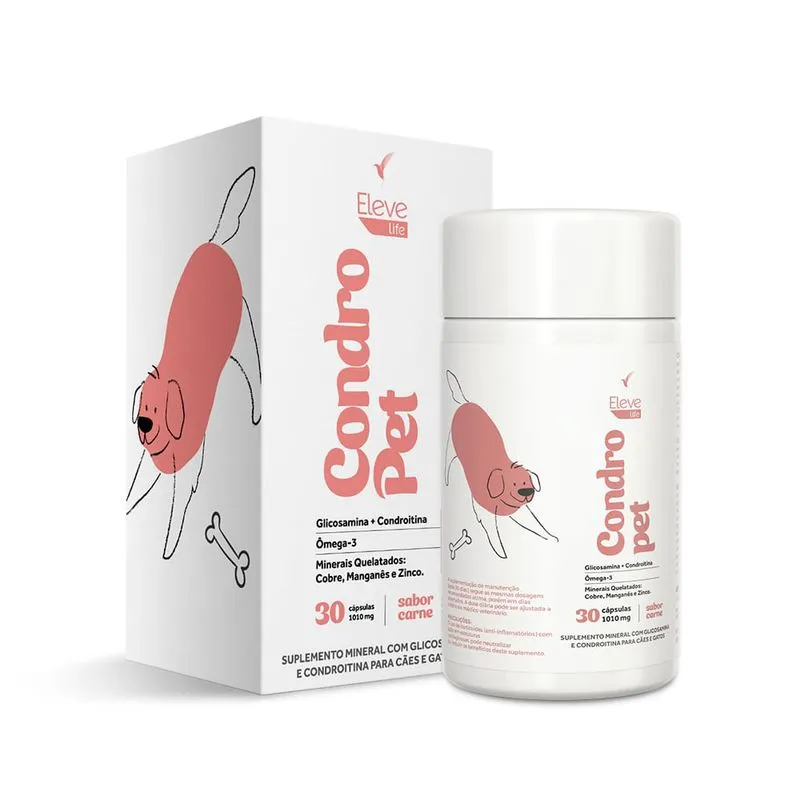 Condro Pet | Articulações fortes para seu pet | 1010 mg + E-book