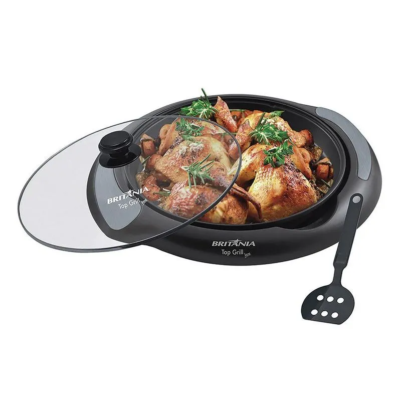 Top Grill Inox Antiaderente Britânia 220v