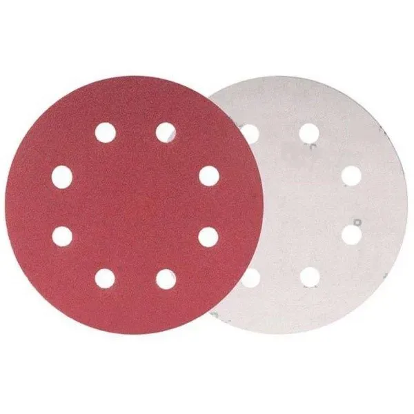Disco de Lixa 5 polcom Velcro GR-80 Fertak 2874 Kit 10 Peças