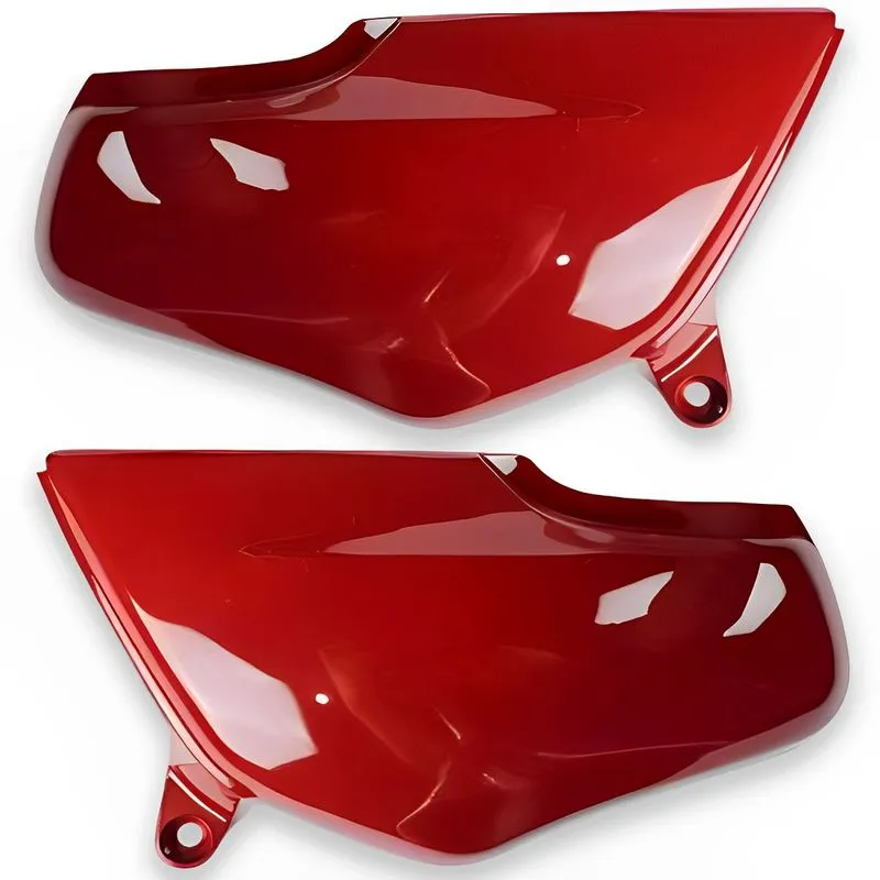 Tampa Lateral CG Titan 125 1998 A 1999 Vermelho - Pro Tork