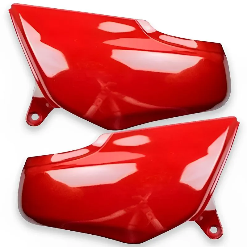 Tampa Lateral CG Titan 125 1999 Até 2000 Vermelho Ipiranga