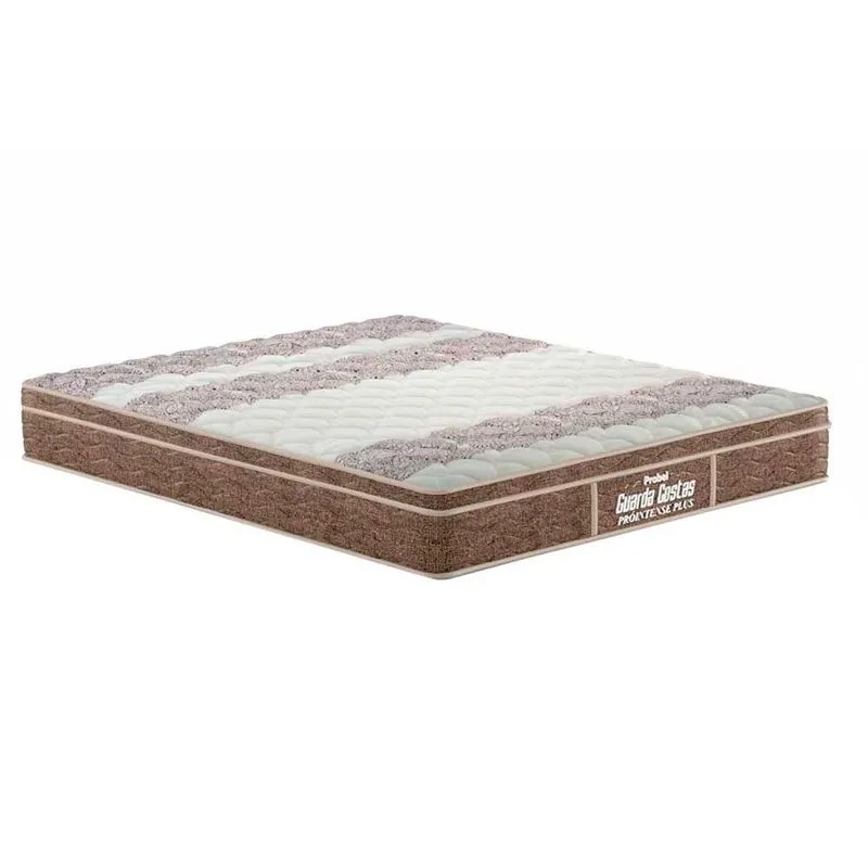 Colchão Viúva Espuma D33 / EP Anatômico Firmepedic Guarda Costas PróIntense Plus Euro Pillow Brown (128x188x24) - Probel