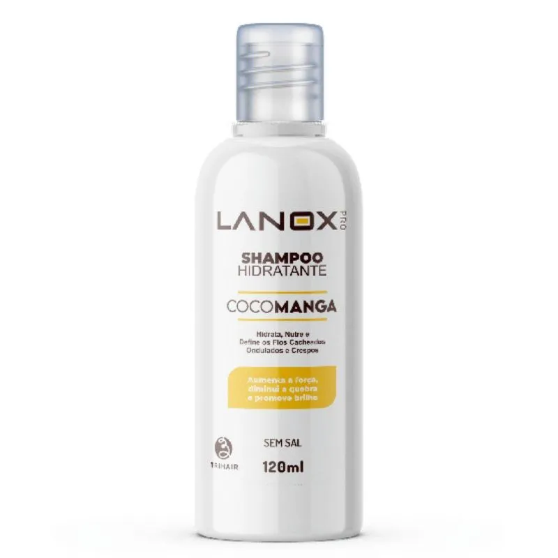 Shampoo Hidratante Coco Manga Lanox Trihair 120Ml