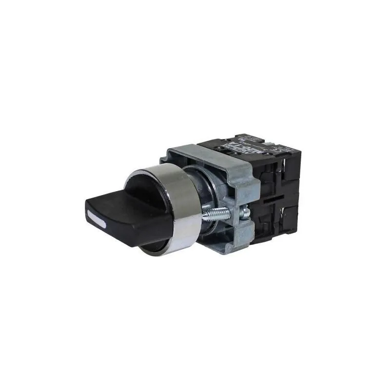 Seletora 22mm 3 Posições Fixas 2na M20sc - Metaltex