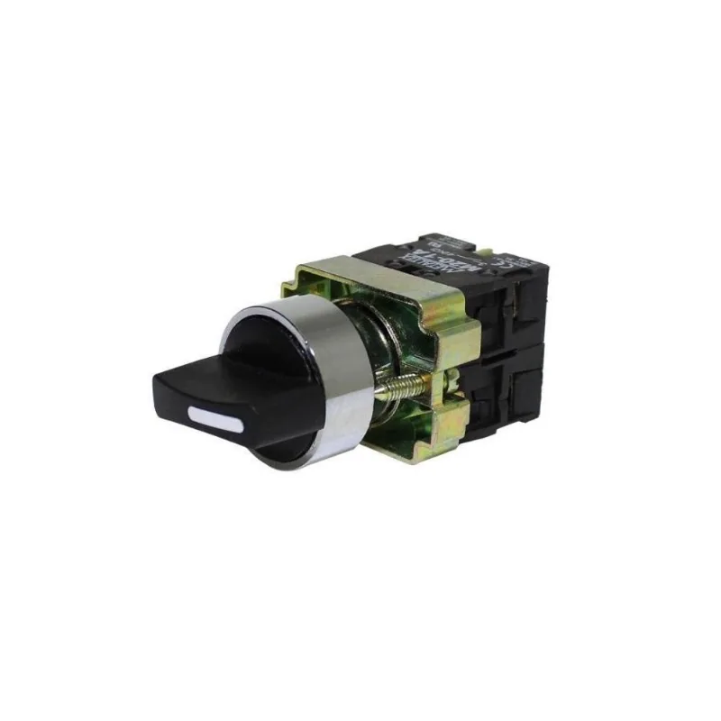 Chave Seletora com Knob Curto 3 Posições 45 Graus IP40 22mm
