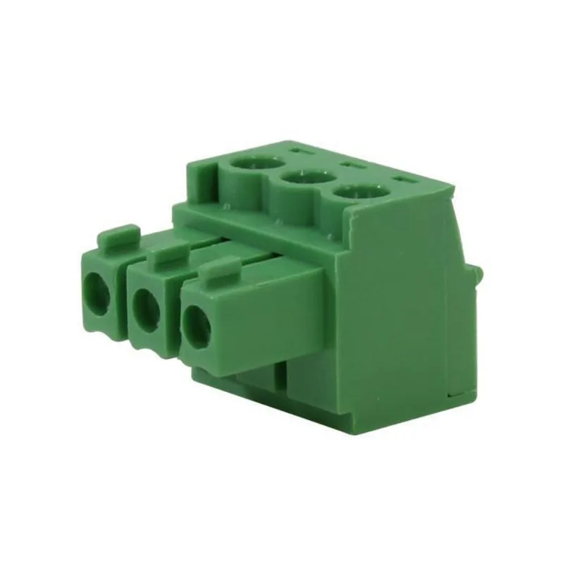 Borne Pci Fêmea 3 Vias Passo 3,81Mm Verde Br7 - Metaltex