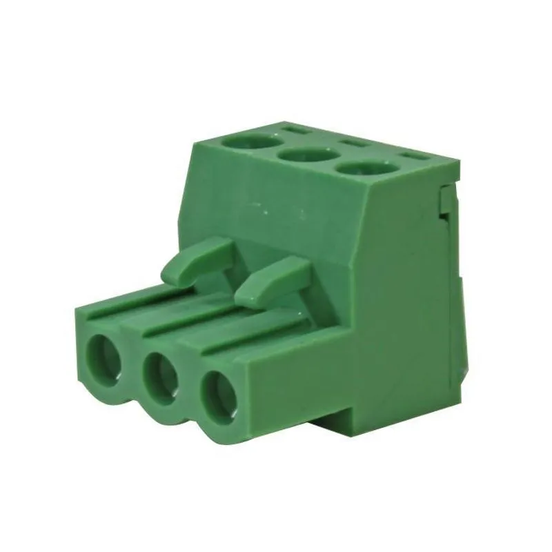 Borne Pci Fêmea 3 Vias Passo 5,08mm Verde Br8 - Metaltex